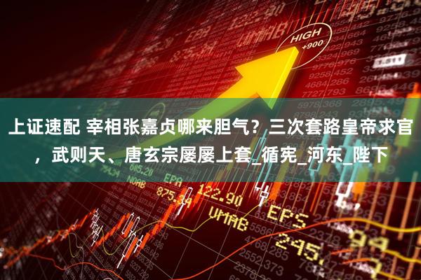 上证速配 宰相张嘉贞哪来胆气？三次套路皇帝求官，武则天、唐玄宗屡屡上套_循宪_河东_陛下